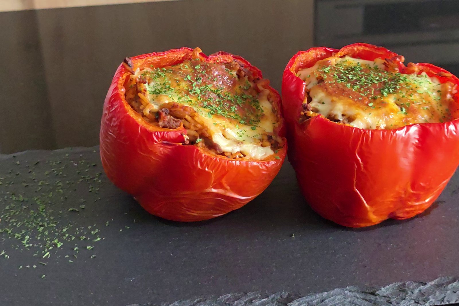 Poivrons farcis fitness — Bahri Performance